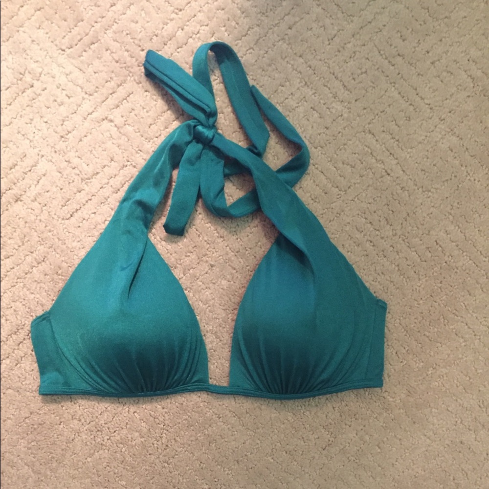 Green Victoria’s Secret bikini top
